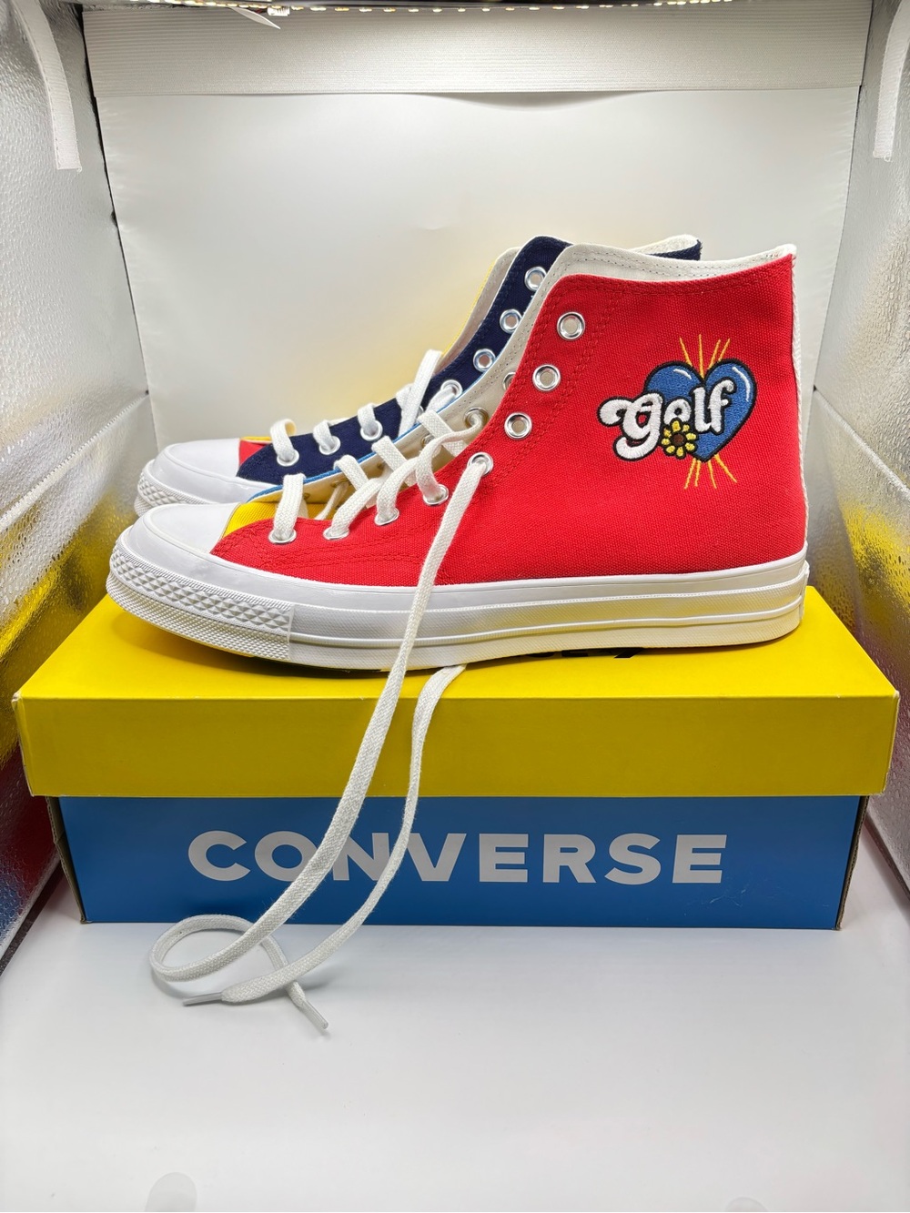 Converse Golf Wang Chuck 70 High Tri-Panel 2020 Size 9 Authentic